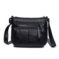 水洗皮斜挎包女2020新款潮韩版迷你单肩包软皮百搭时尚女士小方包