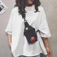 上新小包包女2020夏季新款休闲网红帆布胸包多功能ins时尚斜挎潮