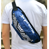 韩版男女腰包户外运动休闲帆布胸包夏季学生单肩斜挎包迷彩死飞包