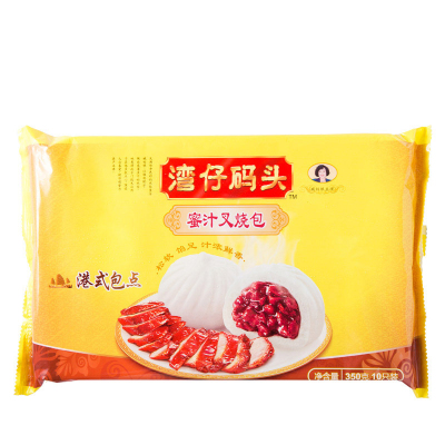 湾仔码头 蜜汁叉烧包 350g (10只)*2