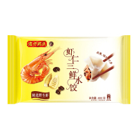 湾仔码头 鲜美虾三鲜水饺400g