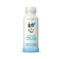 新希望（雪兰）塑瓶初心减蔗糖50%原味风味酸乳240g