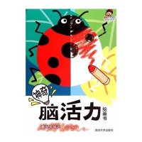 [新华书店]正版 神奇脑活力绘画书(画出另半边)/小小毕加索创意美术系列纸飞机9787302405238清华大学出版社 