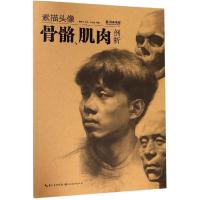 [新华书店]正版 素描头像骨骼 肌肉剖析孙立堂湖北美术出版社9787539498102 书籍