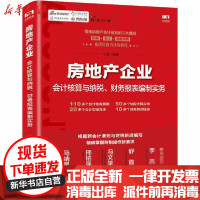 [新华书店]正版 房地产企业会计核算与纳税、财务报表编制实务平准人民邮电出版社9787115544742 书籍