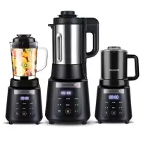 九阳破壁机家用小型加热全自动多功能豆浆料理正品 黑色款豪华三杯