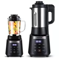 九阳破壁机家用小型加热全自动多功能豆浆料理正品 黑色款升级双杯