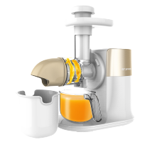 九阳(Joyoung)榨汁机低速电动卧式多功能原汁机果汁机 香槟色