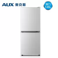 奥克斯(AUX) 双门小冰箱家用冷藏冷冻小型电冰箱宿舍出租节能省电 (预售拍下3月中旬发货)