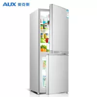 奥克斯(AUX)家用160L升双门电冰箱小型节能宿舍租房上冷藏下冷冻小冰箱