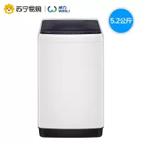 威力 5.2公斤全自动波轮小型家用迷你洗衣机 银灰色5.2KG