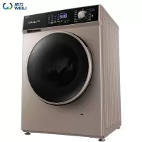 威力(WEILI)8/10/12公斤大容量变频滚筒洗衣机家用全自动 3D蒸汽洗 高温桶自洁 中途添衣 棕色12KG