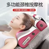 德国本博(BENBO)肩颈椎按摩器颈部肩部腰部背部颈肩多功能全身电动仪脖子枕头家用 [尊享白]全配+减压披风+艾草热敷+