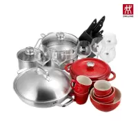 双立人 ZWILLING 锅具刀具餐具套装厨房全套15件组