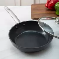双立人不粘平底锅牛扒煎锅煎牛排锅煎鸡蛋锅炒菜锅电磁炉燃气炉通用早餐锅少油烟(黑色) 28cm煎锅赠硅胶铲