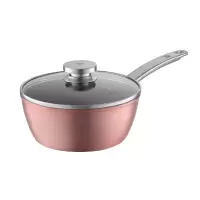 双立人 ZWILLING 奶锅辅食锅不粘锅电磁炉通用平底锅粉色大容量20CM 虾粉色20CM