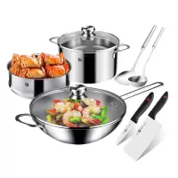 双立人 ZWILLING 锅具刀具套装炒锅不粘锅金玉满堂15件套 百年经典