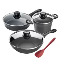 双立人 ZWILLING 锅具刀具套装炒锅不粘锅金玉满堂15件套 不粘煮意套组