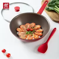 双立人 ZWILLING 炒菜锅30cm中式炒锅不粘锅煎锅 66631-300-922 motion L 28cm炒锅电
