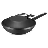 九阳(Joyoung)炒锅 晶钻耐磨不粘锅 32cm家用炒菜锅具 家用燃气煤气通用 32吋加厚炒菜锅 燃气灶款