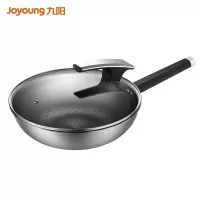 九阳 Joyoung 炒锅316L不锈钢蜂窝防粘炒菜锅30cm易清洗家用平底烹饪锅具
