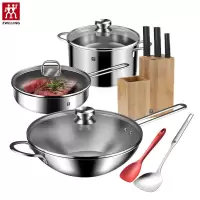 德国双立人(ZWILLING)锅具套装 刀具套装 组合9件套