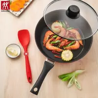 德国双立人(ZWILLING)中式炒锅 不粘锅炒锅家用炒菜锅煎炒锅 Style系列28cm