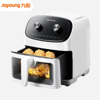 九阳(Joyoung)空气炸锅家用全自动无油蒸汽电炸锅智能多功能锅薯条机6.5L大容量 白色