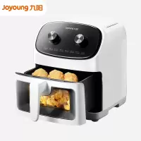 九阳(Joyoung)空气炸锅家用全自动无油蒸汽电炸锅智能多功能锅薯条机6.5L大容量 白色