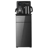 新品荣事达茶吧机智能全自动饮水机烧水壶下置水桶速热 遥控A款黑色 冰温热