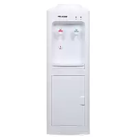 美菱饮水机家用全自动智能立式小型台式客厅办公室桶装水冷热 白色 冰温热