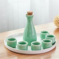 苏宁放心购清酒酒具套装白酒温烫家用陶瓷小日式复古酒盅