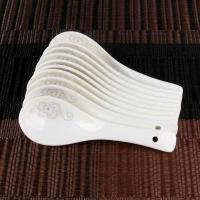 苏宁放心购弯勺陶瓷简约底勺10个小勺汤勺三小调纯白小勺子家用调味勺