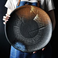 苏宁放心购16寸特色大号陶瓷盘子酒店餐厅家用海鲜盘拼盘寿司刺身日式盘