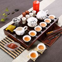 苏宁放心购功夫茶具套装整套家用带茶盘陶瓷杯茶壶盖碗茶宠茶道配件