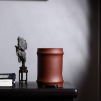 苏宁放心购紫砂花盆竹节笔筒签筒兰花盆春兰绿云翠盖环球大富贵兰盆云竹盆