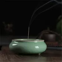 苏宁放心购龙泉青瓷线香炉 镁合金盘香炉 线香插香道佛具家用塔香炉沉香熏香炉