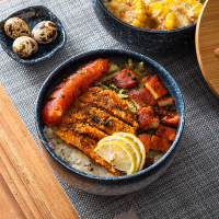 苏宁放心购陶瓷日式大饭碗家用宿舍用学生螺蛳粉方便面泡面碗单个食堂带盖碗