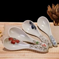 苏宁放心购陶瓷勺日式创意小勺子陶瓷吃饭勺个性ins短汤勺调羹厨房餐具家用