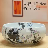 苏宁放心购水仙花盆白色碗莲盆睡莲水培花盆多肉拼盘花盆陶瓷