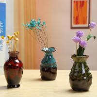 苏宁放心购绿萝铜钱草水培花盆满天星花瓶摆件干花插花陶瓷绿植花器简约现代