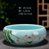 苏宁放心购水培花盆陶瓷水仙睡莲碗莲荷花水培容器多肉大号盆栽