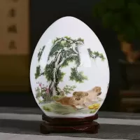 苏宁放心购景德镇陶瓷器花瓶创意家居装饰品客厅酒柜博古架简约工艺中式摆件