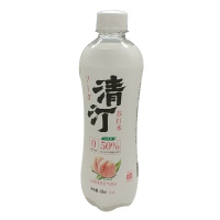 清汀桃味苏打气泡水450ml