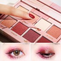 均色 八影盘哑光少女系大地色人鱼姬款平价彩妆眼影