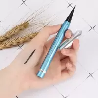均色 纤细眼线笔防水不晕染软毛刷浓黑速干眼线笔
