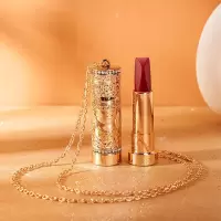 幸运女神项链三色口红 幸运女神丝绒项链三色口红柔雾丝滑哑而不干