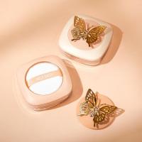 蝴蝶结柔焦控油定妆粉隐匿毛孔雾面哑光透气控油