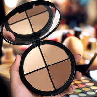 01#暖棕色 同款星空立体脸四色修容盘修容粉饼影鼻侧影高光