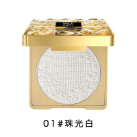 01#珠光白 鎏晶金沙高光粉饼 3花生姜高光立体提亮神仙修容